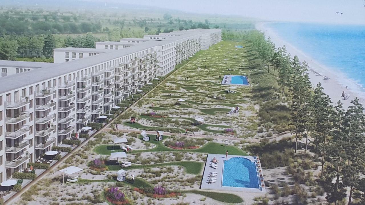 Prora Solitaire Apartment Mit Meerblick Block 2 Binz Esterno foto